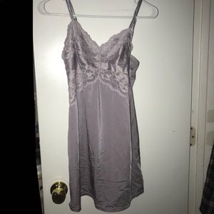 Purple lacey night gown